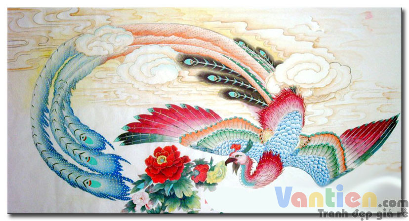 Tranh Phượng Hoàng và Mẫu Đơn M2068 - Tranh phong thủy đẹp Tranh Phượng Hoàng Và Mẫu Đơn M2068 - Tranh Phong Thủy Đẹp