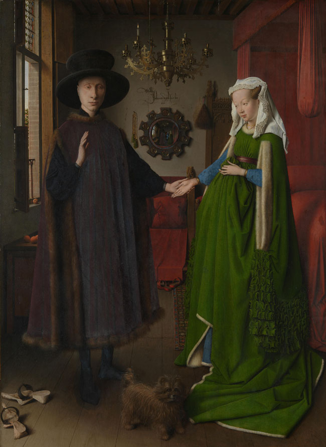 Arnolfini portrait (Chân dung Arnolfini) - Van Eyck