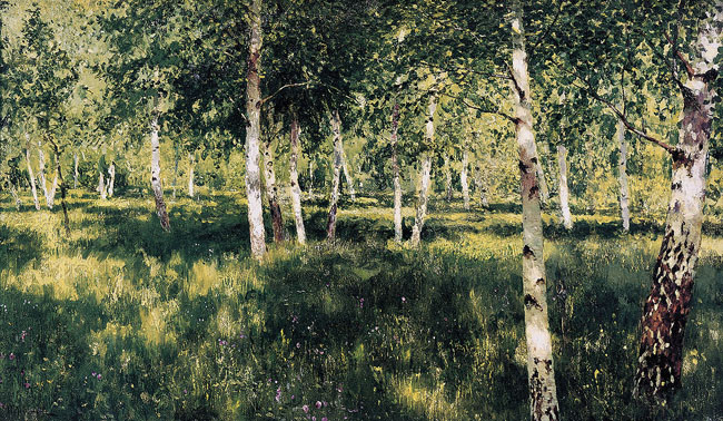 Rừng bạch dương - Levitan Isaac (1885 - 1889)