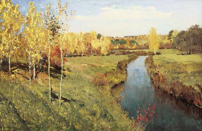 Mùa thu vàng - Levitan Isaac (1889)